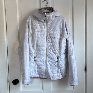 Eddie Bauer Women's Light Gray Puffer Jacket